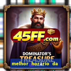 melhor horário da madrugada para jogar fortune tiger